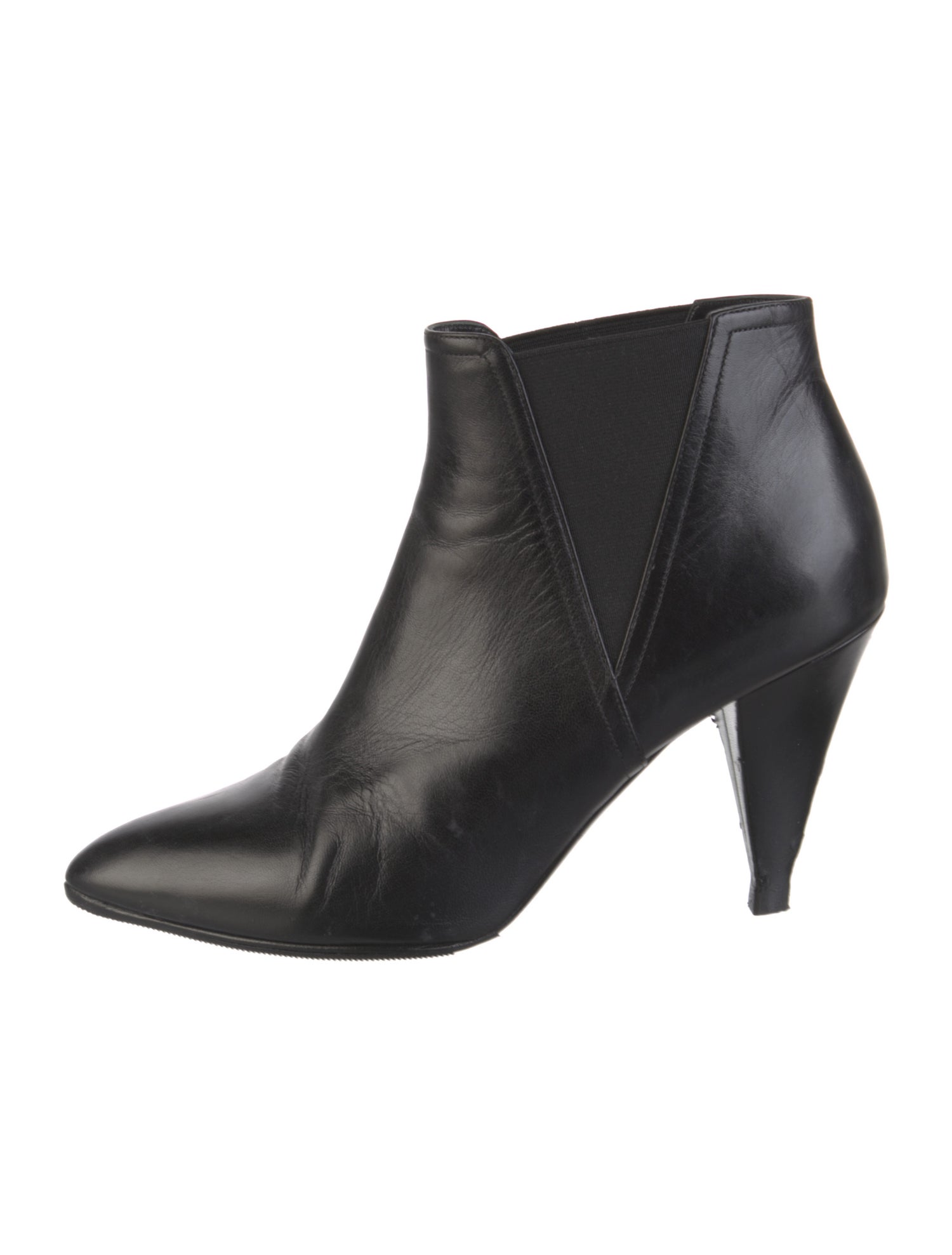 Celine Leather Chelsea Boots